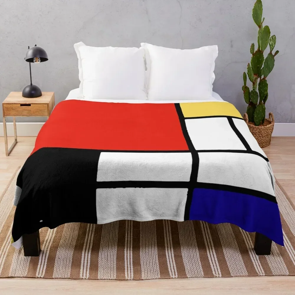 

Mondrian Throw Blanket Warm Weighted Blankets
