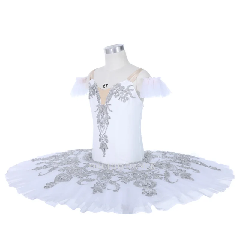 Professionnel de haute qualité exquis scène Ballet danse Performance compétition porter femmes adultes enfants filles blanc Tutu