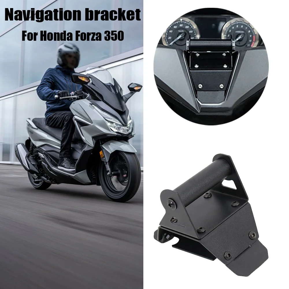 NUOVO Supporto Del Motociclo Del Telefono Del Telefono Mobile Piastra di Navigazione GPS Staffa Per Honda Forza 350 Forza350 FORZA 350 FORZA350