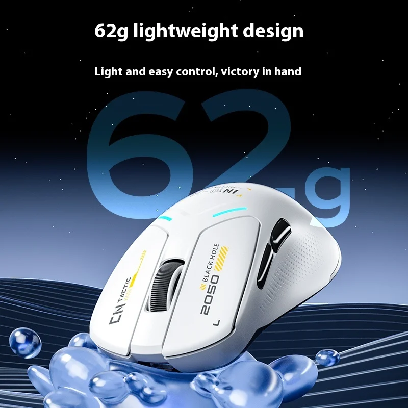 

Беспроводная мышь INPHIC IN10R, трехрежимная мышь PAW3395, беспроводная, 8000 Гц, скорость отгрузки, легкие игровые мыши, геймерские аксессуары, 1 шт.