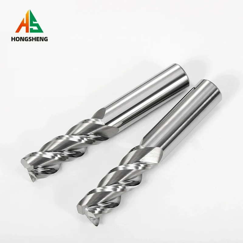 Corner Radius End Mill R Bullnose CNC Tungsten Steel Machining Metal Router Tool 3 Flutes R0.5 R1 R2 R3 Carbide Aluminum Cutter