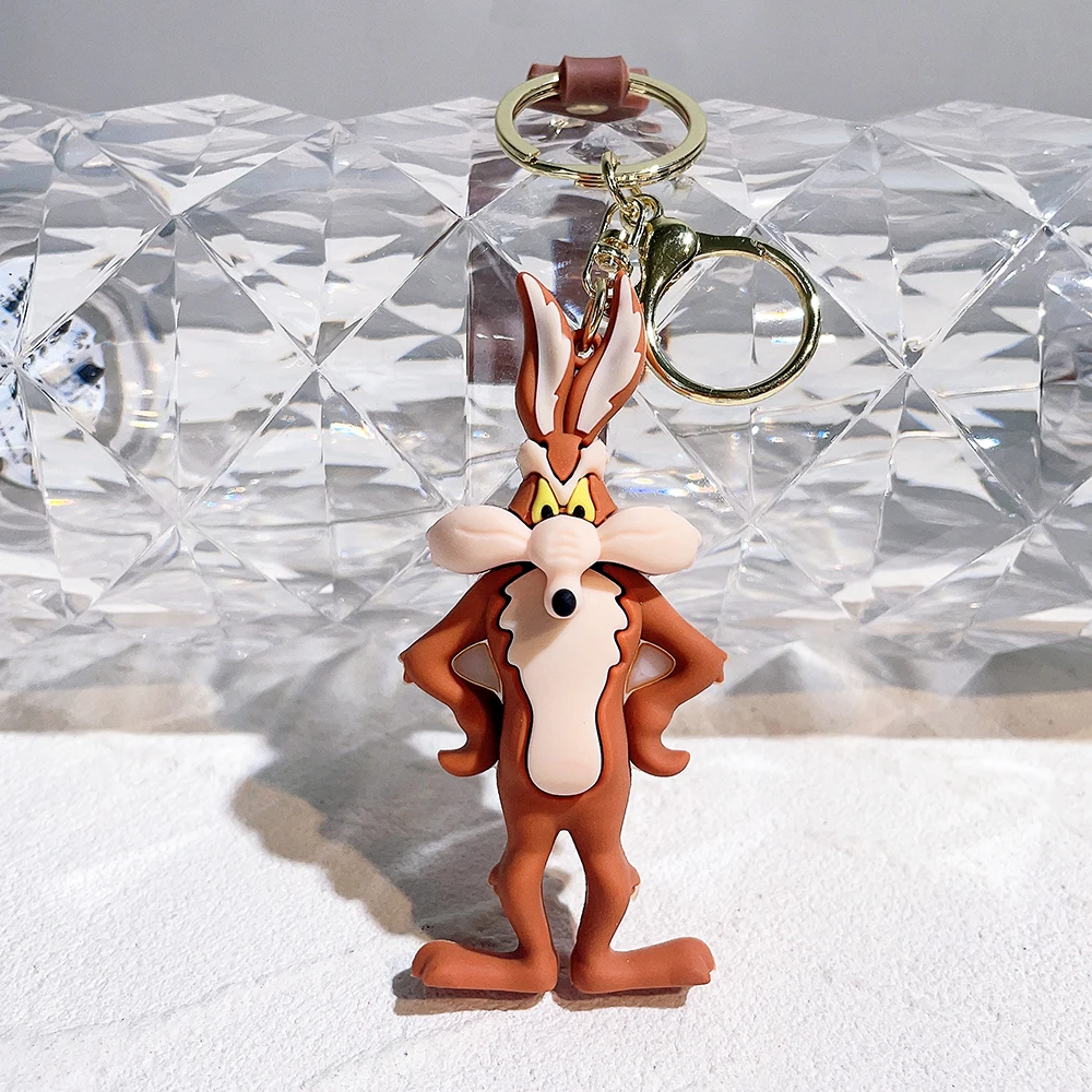 الكرتون البق الأرنب دمية المفاتيح لطيف تويتي الطيور دافي بطة الخنزير خنزير حلقات المفاتيح قلادة اكسسوارات للأطفال هدايا عيد ميلاد #2