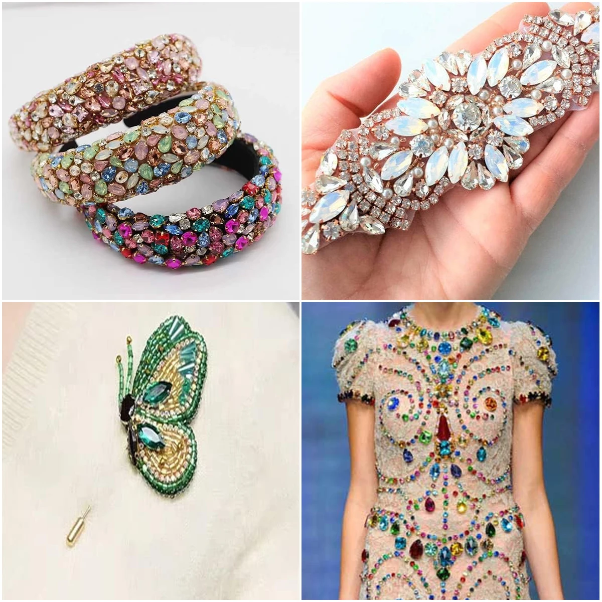 50 قطعة/الحزمة الملونة خياطة على مخلب فضفاض الراين المسيل للدموع قطرة شكل خرز كريستالي DIY بها بنفسك الملابس ديكور الغراء على الخياطة اكسسوارات