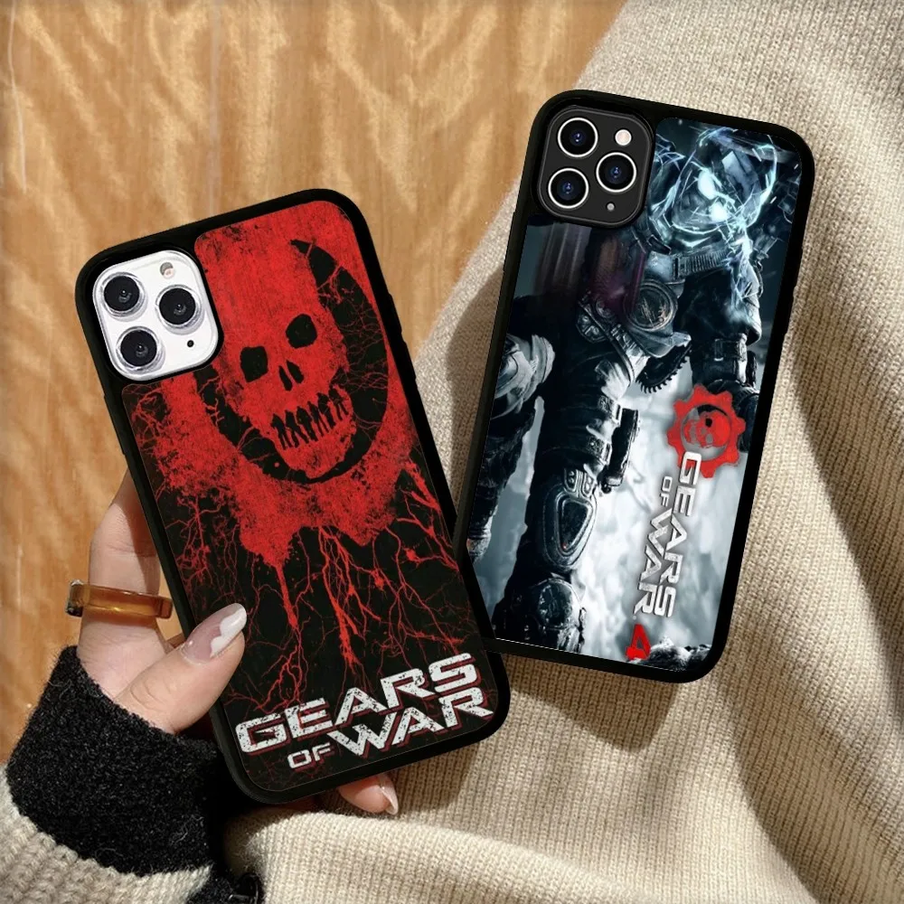 Games-G-Gears-O-Of-Wares Phone Case Silicone PC+TPU For For iPhone  11 12 13 14 15 16 Plus Pro Max Cover