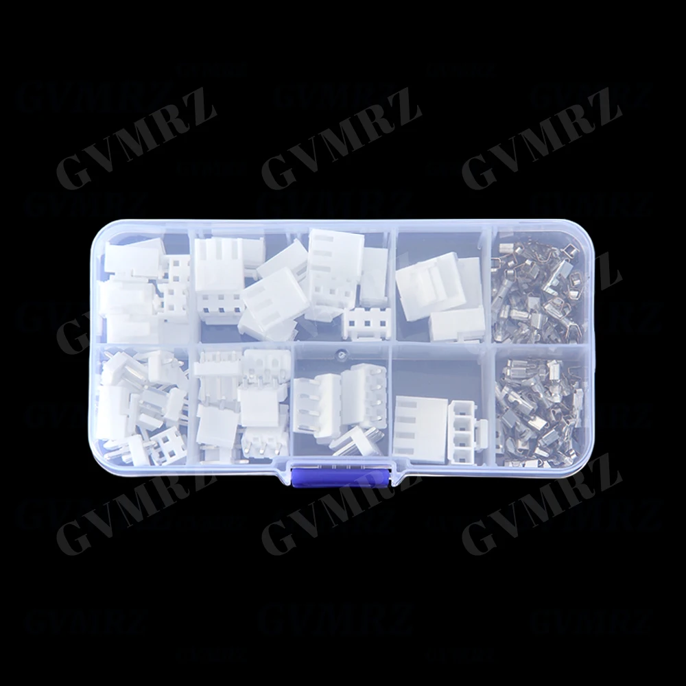 120Pcs/Box JST VH3.96 Pin Header Connector 4 Pin JST VH 3.96mm Male Plug Female Socket Plastic Housing Terminals Connector 2/3P