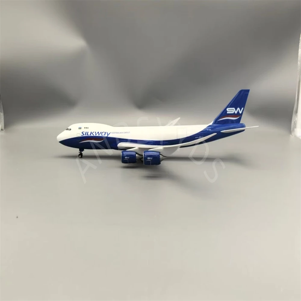 47 centimetri Bilancia Aereo Pressofuso In Resina Azerbaijan SILKWAY Aereo Da Carico B747-8 Compagnia Aerea Aereo Modello Giocattolo Per Bambini giocattoli Per I Ragazzi Display