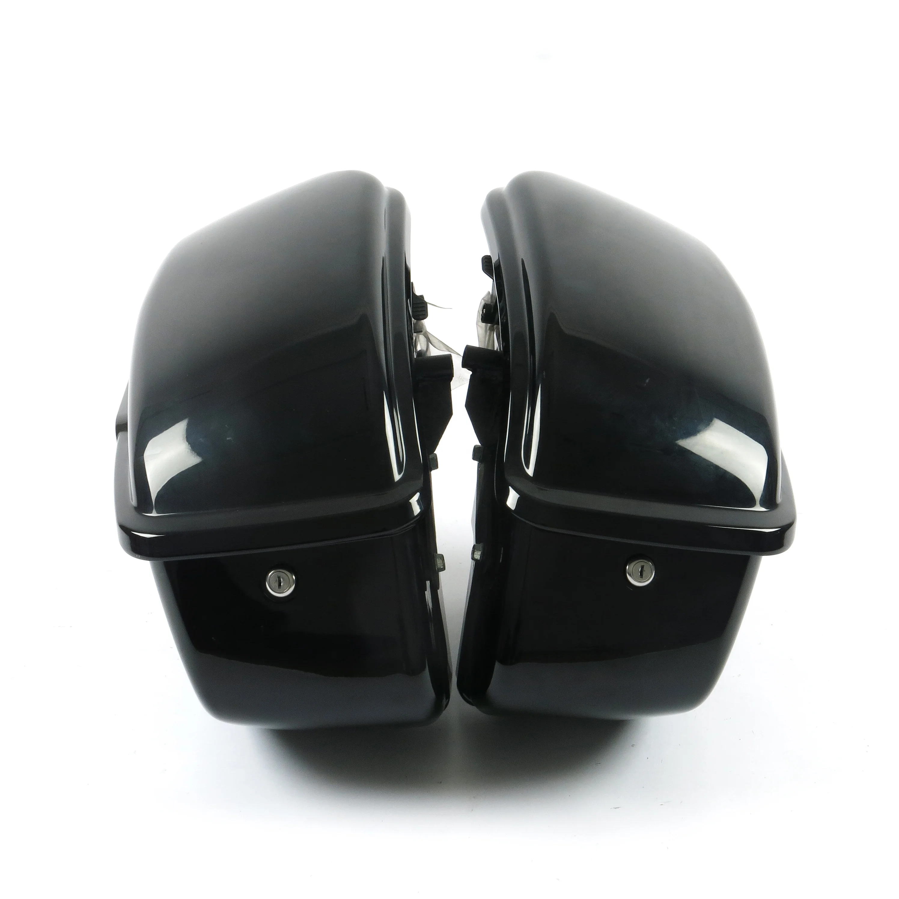 

Motorcycle Hard Saddlebag Fit HARLEY SPORTSTER 883 1200XL 1994 Ro 2003 Motorbike Box Black