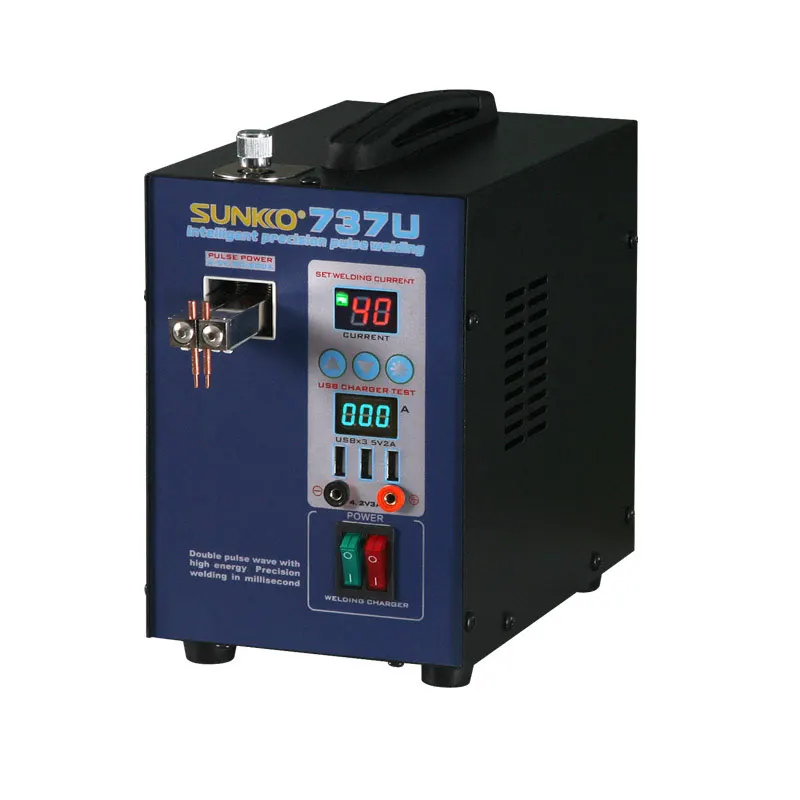 

SUNKKO 737U 220V/110V 2800W Digital Display Spot Welder 18650 Battery Spot Welder