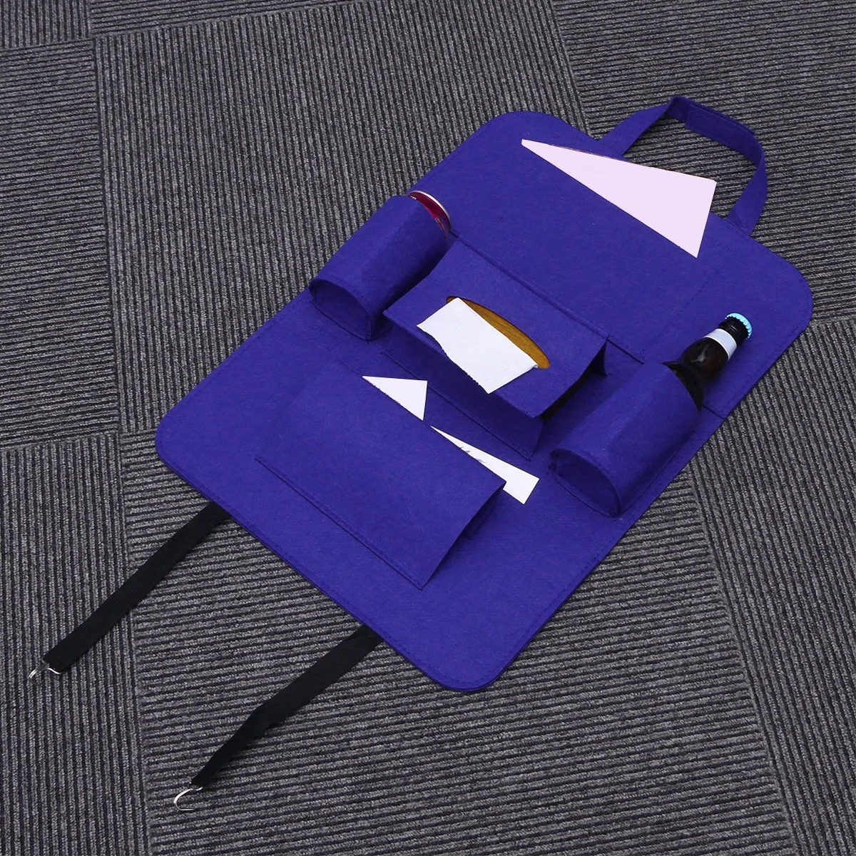 

Blue Car Organizer Backseat Hanging Auto Storage Pouch Bags for Stuff