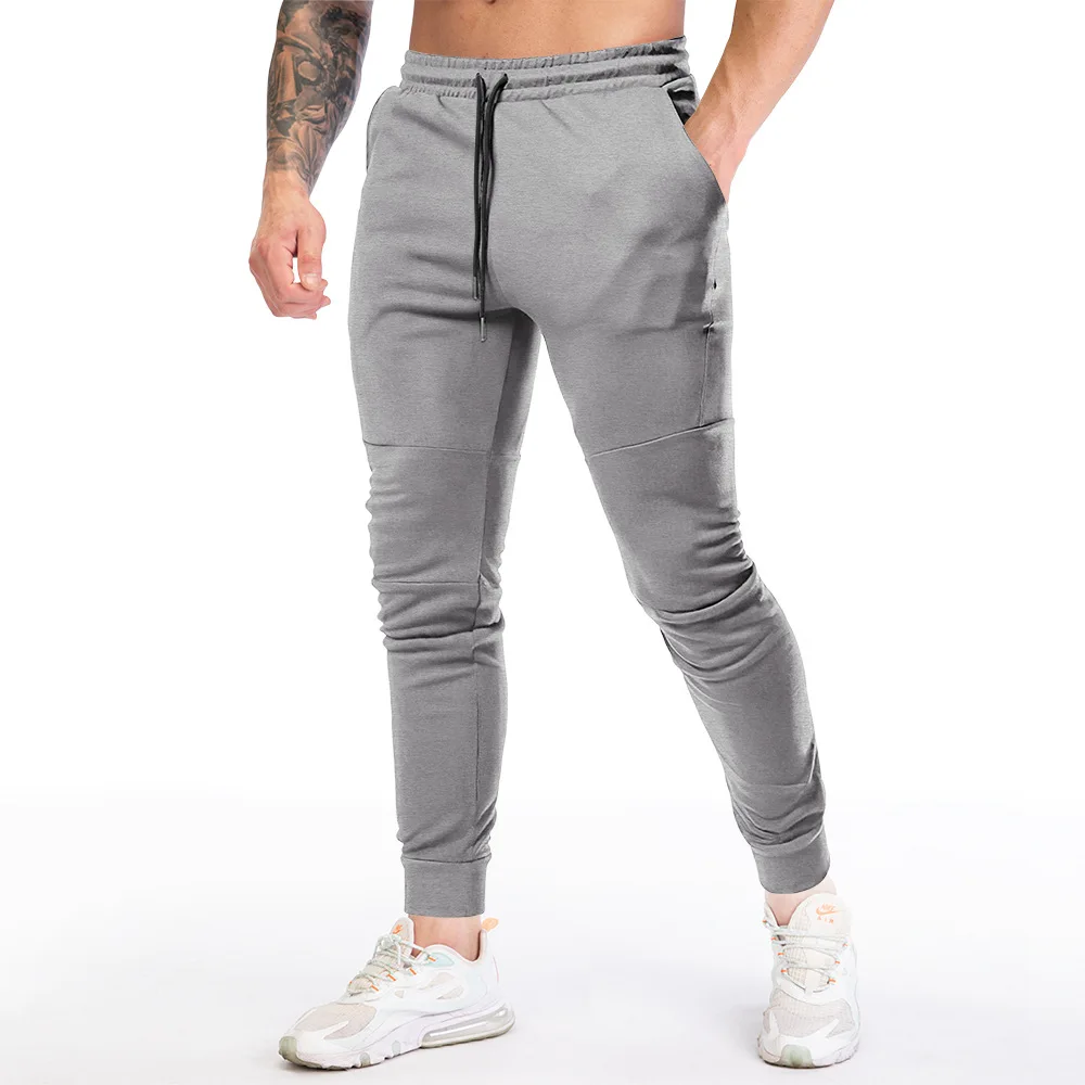 Herren Jogger Jogging hose Sport Fitness Baumwoll hose Mode Kleidung Kordel zug lässige Jogging hose Fitness studio Lauftraining shose