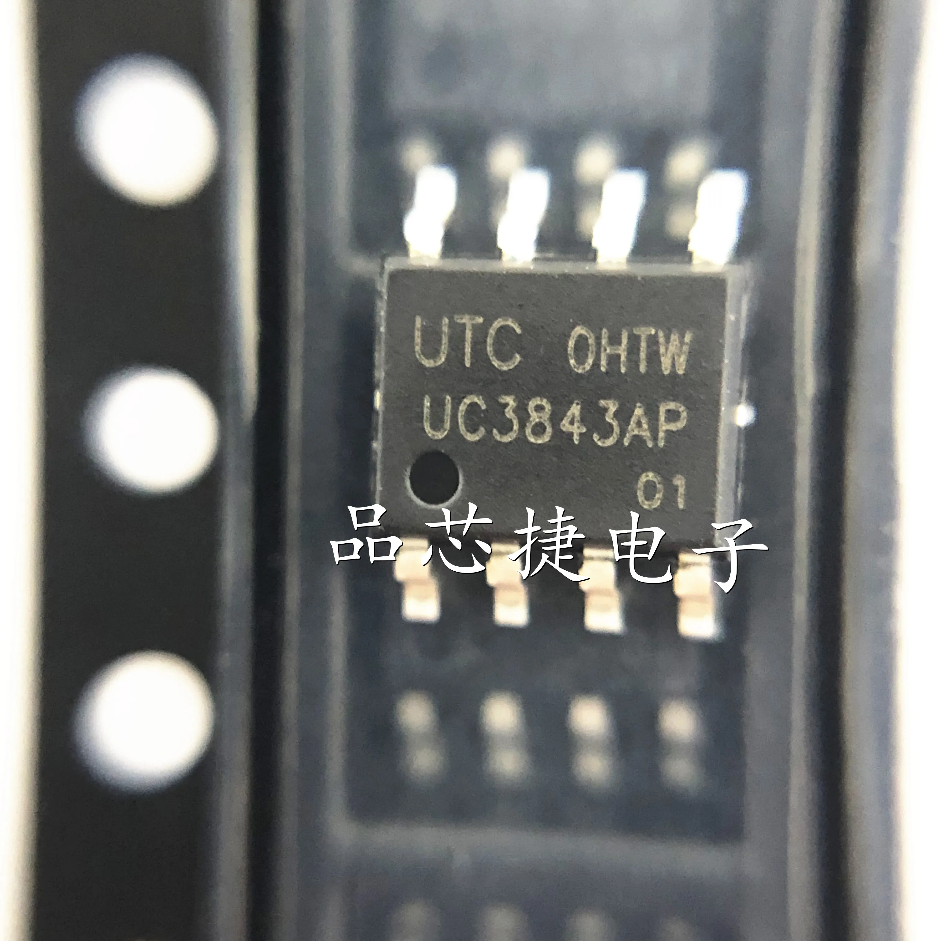 

10pcs/Lot UC3843AP-S08-R Marking UC3843AP SOIC-8 UC3843 CURRENT MODE PWM CONTROL CIRCUITS