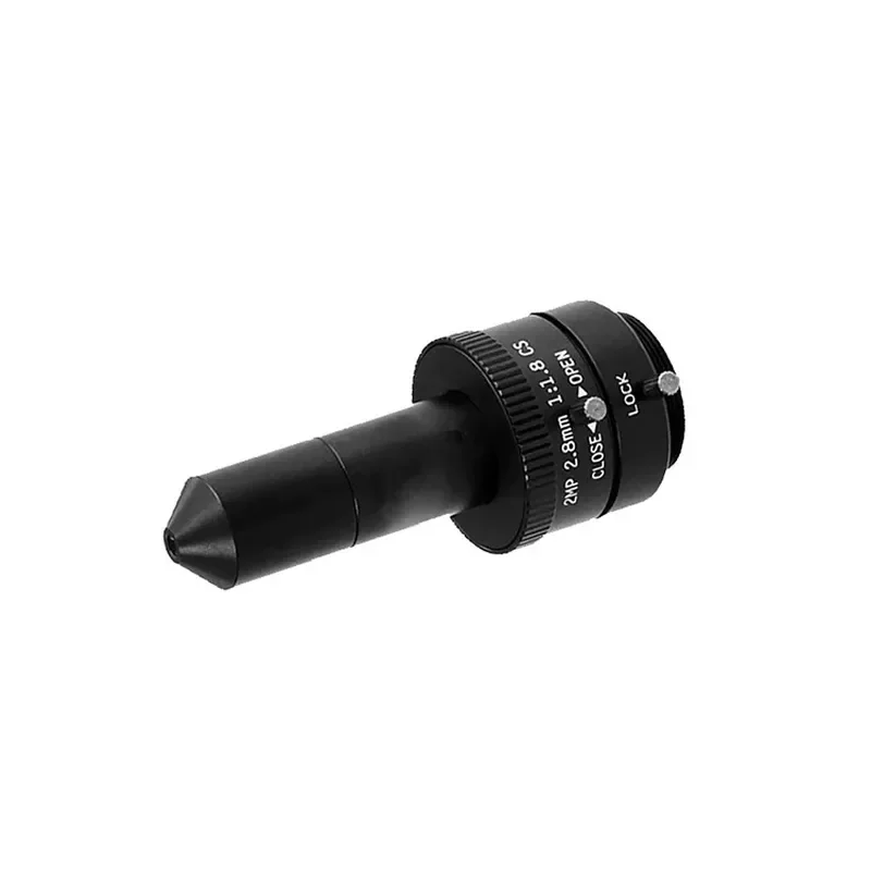 for High Temperature Metallurgical Kiln Wide Angle Tip Lens 2.8mm HD 1/2.5 Inch CS Mount Cone Boiler Lens