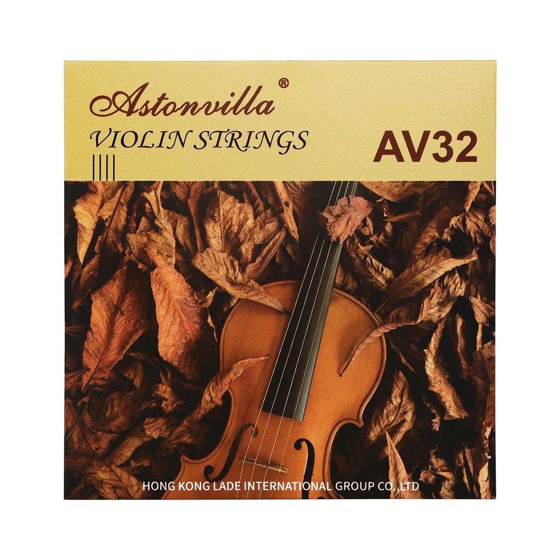 Astonvilla-alumínio magnésio violino durável Cordas, fio de aço inoxidável, acessórios e peças, AV32