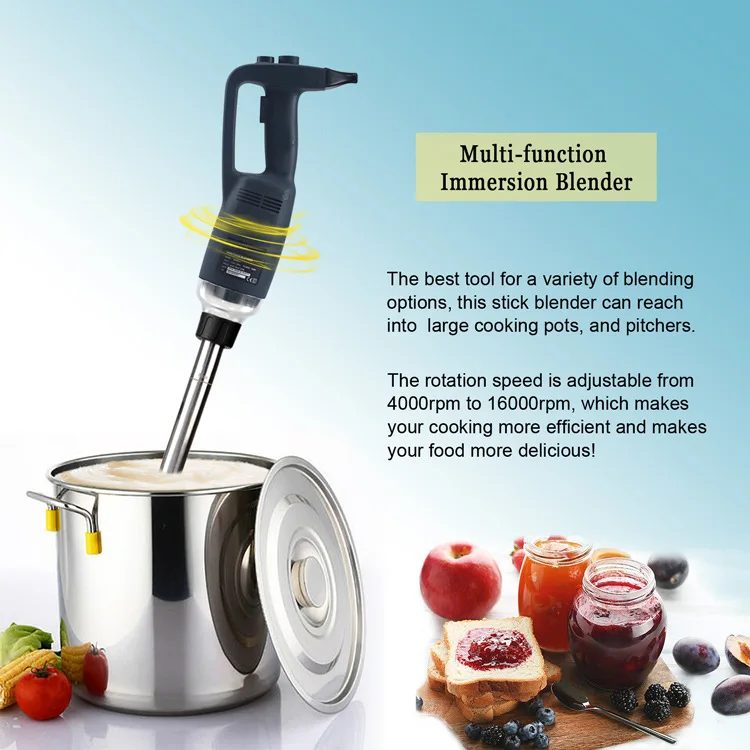 

750W12inch Stainless Steel Multifunctional Commercial Immersion Portable Handheld Electric Mixer Homogenizer