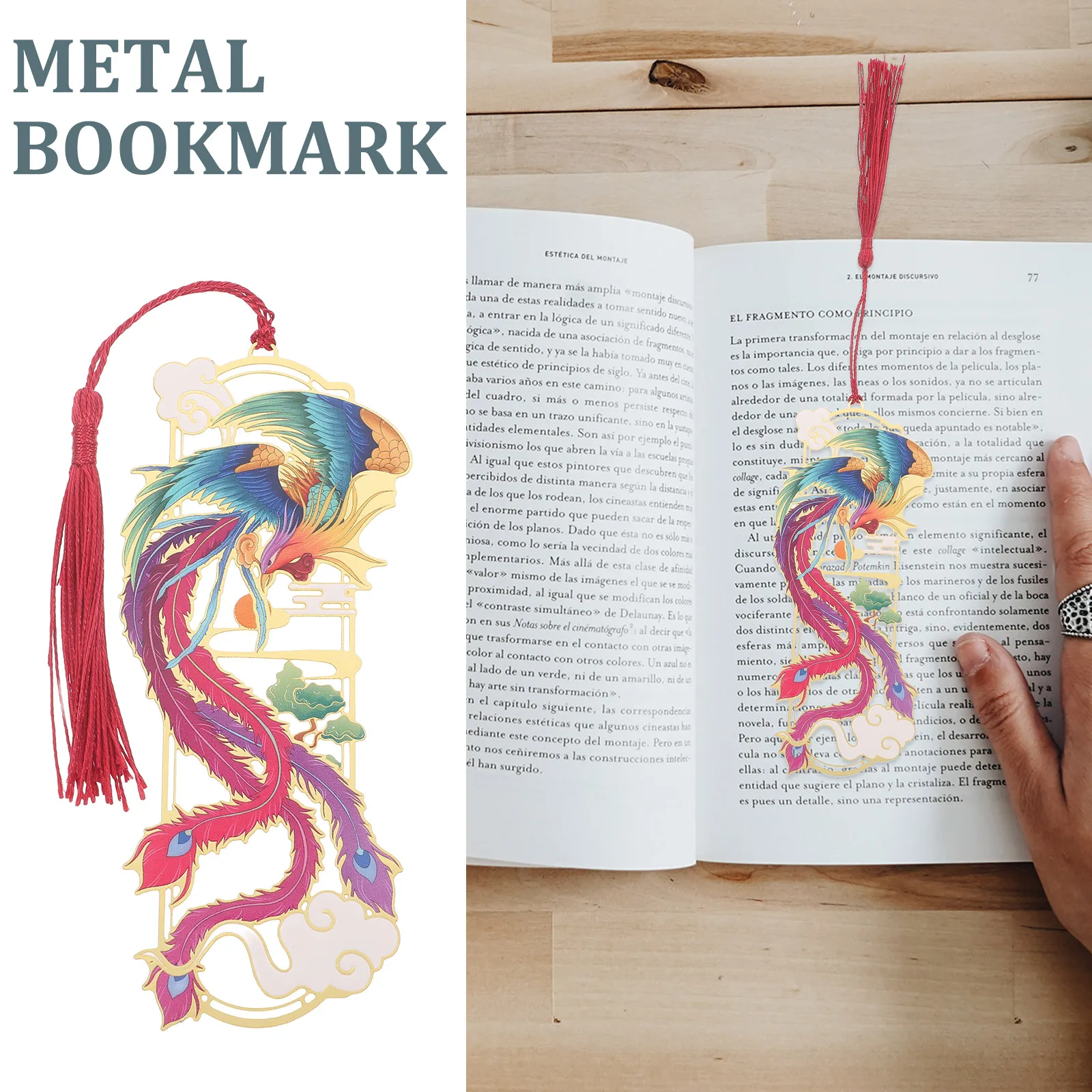 Рисунок 3 - Медные закладки в китайском стиле с драконом Фениксом