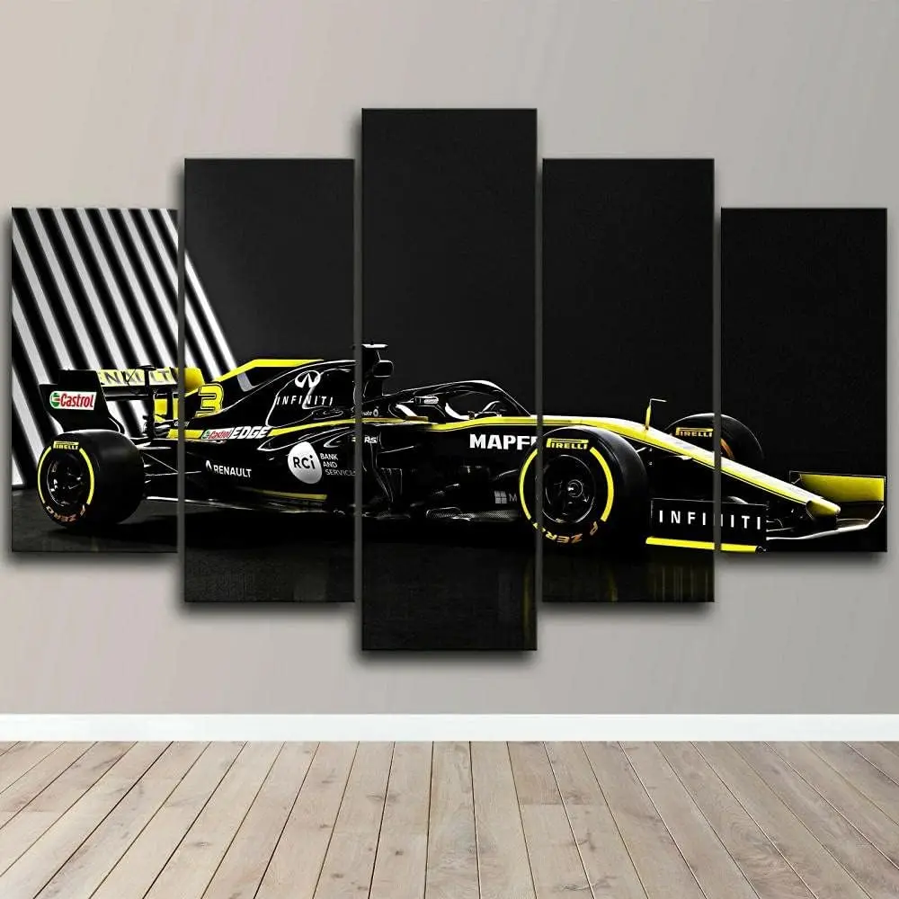 No Framed INFINITI Luxury Racing Car 5 piece Wall Art Canvas Print Posters Paintings Painting Living Room Home Decor Pictures