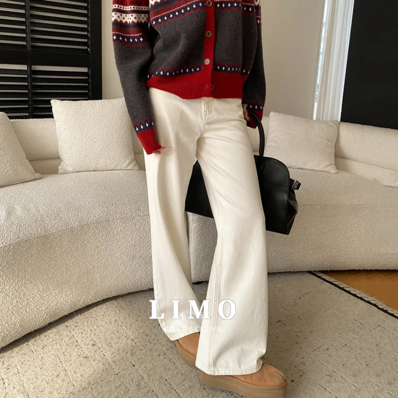 

LIMO 2025: весна-лето, хлопковые женские джинсы-карго, брюки для работы, винтажные мешковатые брюки с высокой талией и карманами