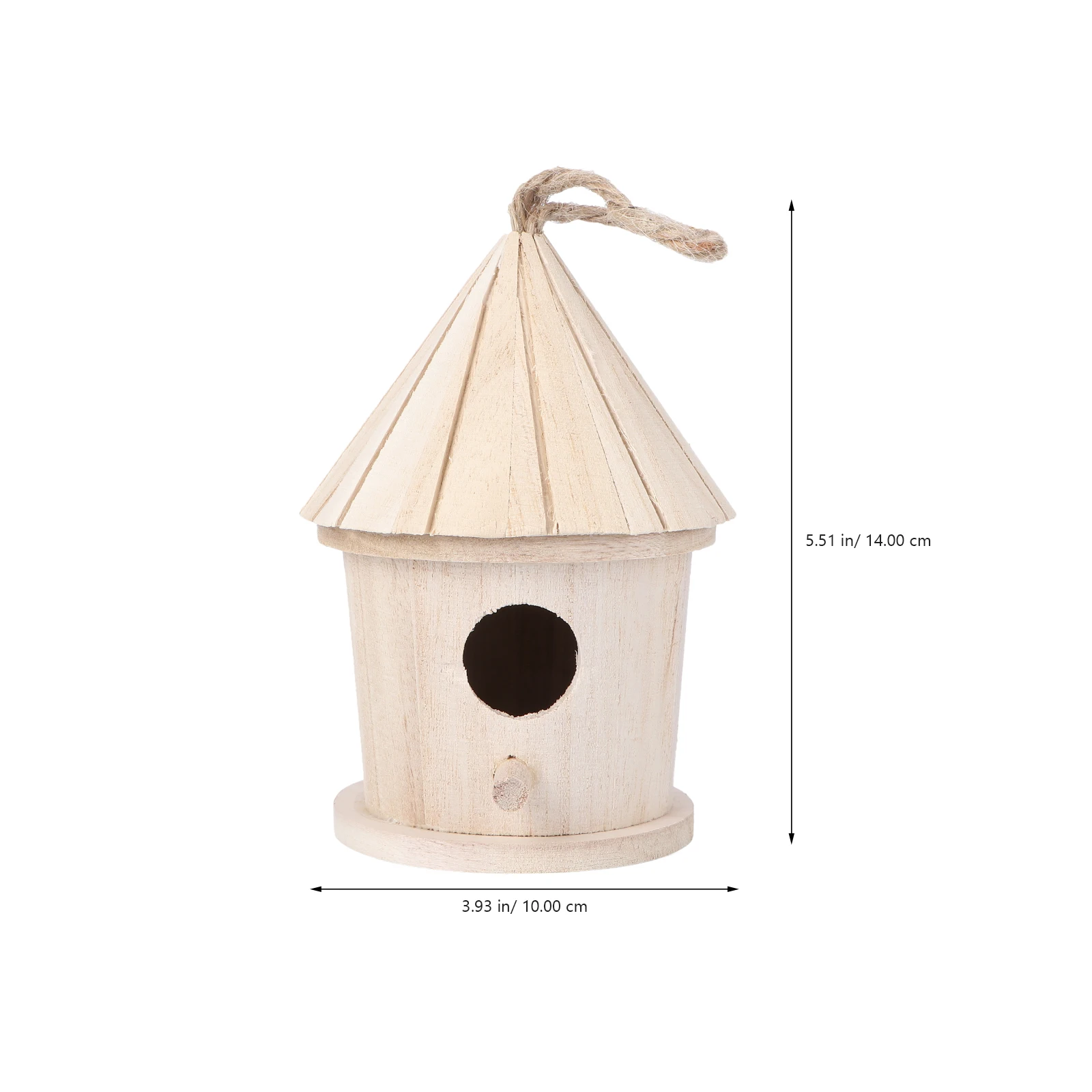 

Wooden Bird Nest Comfortable Living Place for Small Birds Hanging nament Home Decor DIY Craft Sparrow Bed Nature Style Pet
