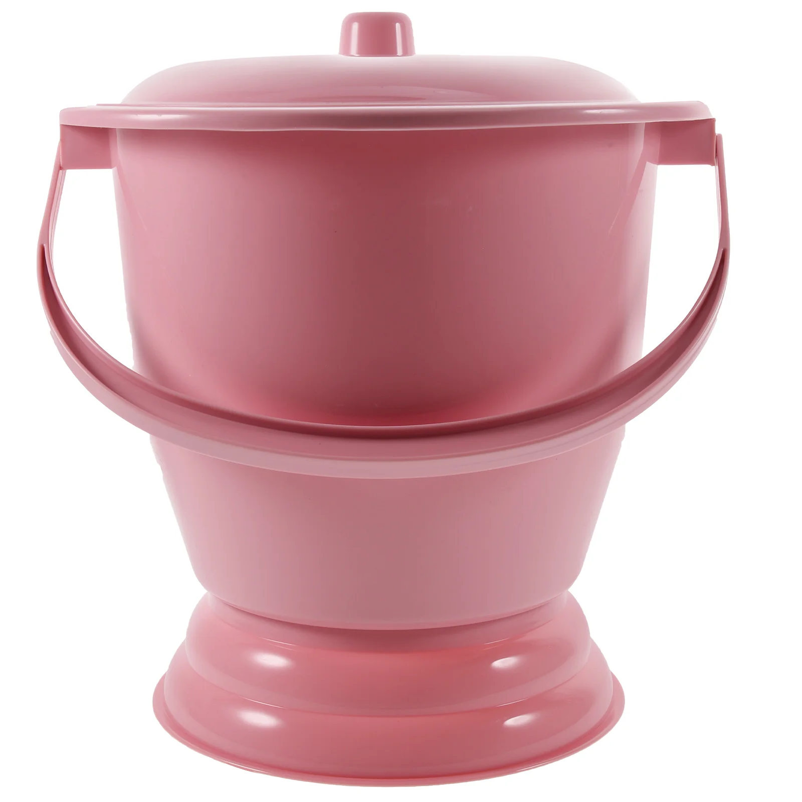

1pc Handheld Potty Portable Urinal Bucket Durable Pp Plastic Chamber Pot Home Use Spittoon Odor-Isolating Heat-Resistant