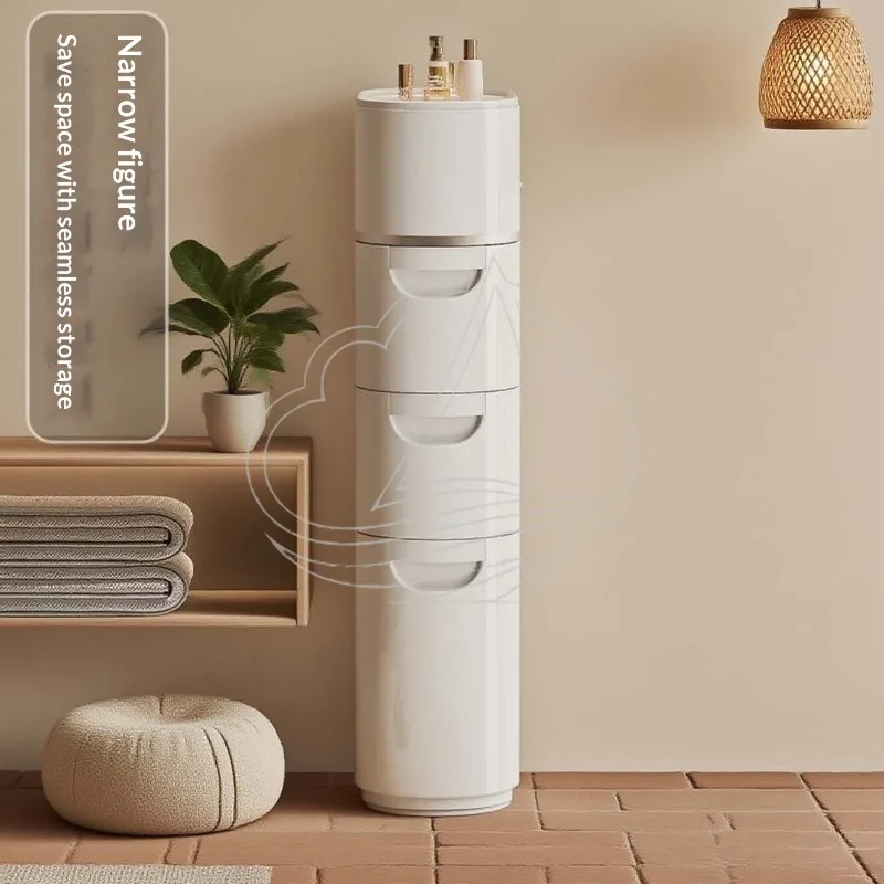 Slim Gap Bathroom Storage Rack Freestanding Rustproof Stainless Steel No Drill Toilet Space Saver Shelf
