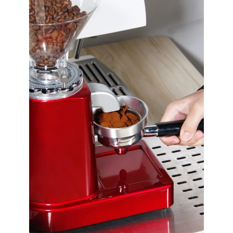 Stainless steel electric bean grinder, hand brewed coffee grinder, commercial and household espresso grinder