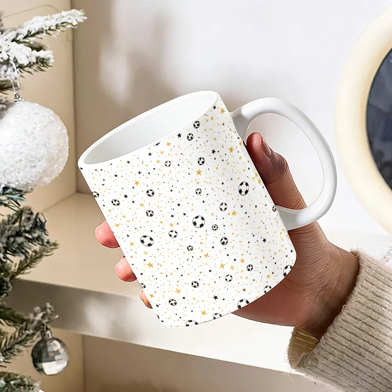 Starry Soccer Sizzle A Pattern of Passion for the Pitch Mug with a bottle opener function of 2026 Major Football Event