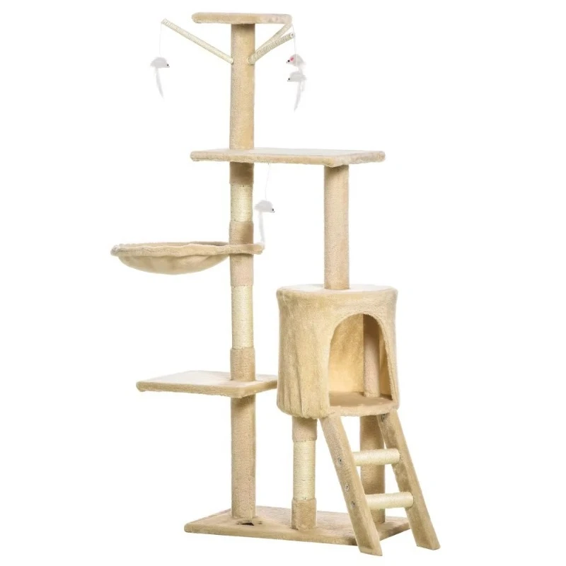 

Дерево для кошек: игровая площадка, домик, платформы для прыжков, подвесные игрушки для кошек