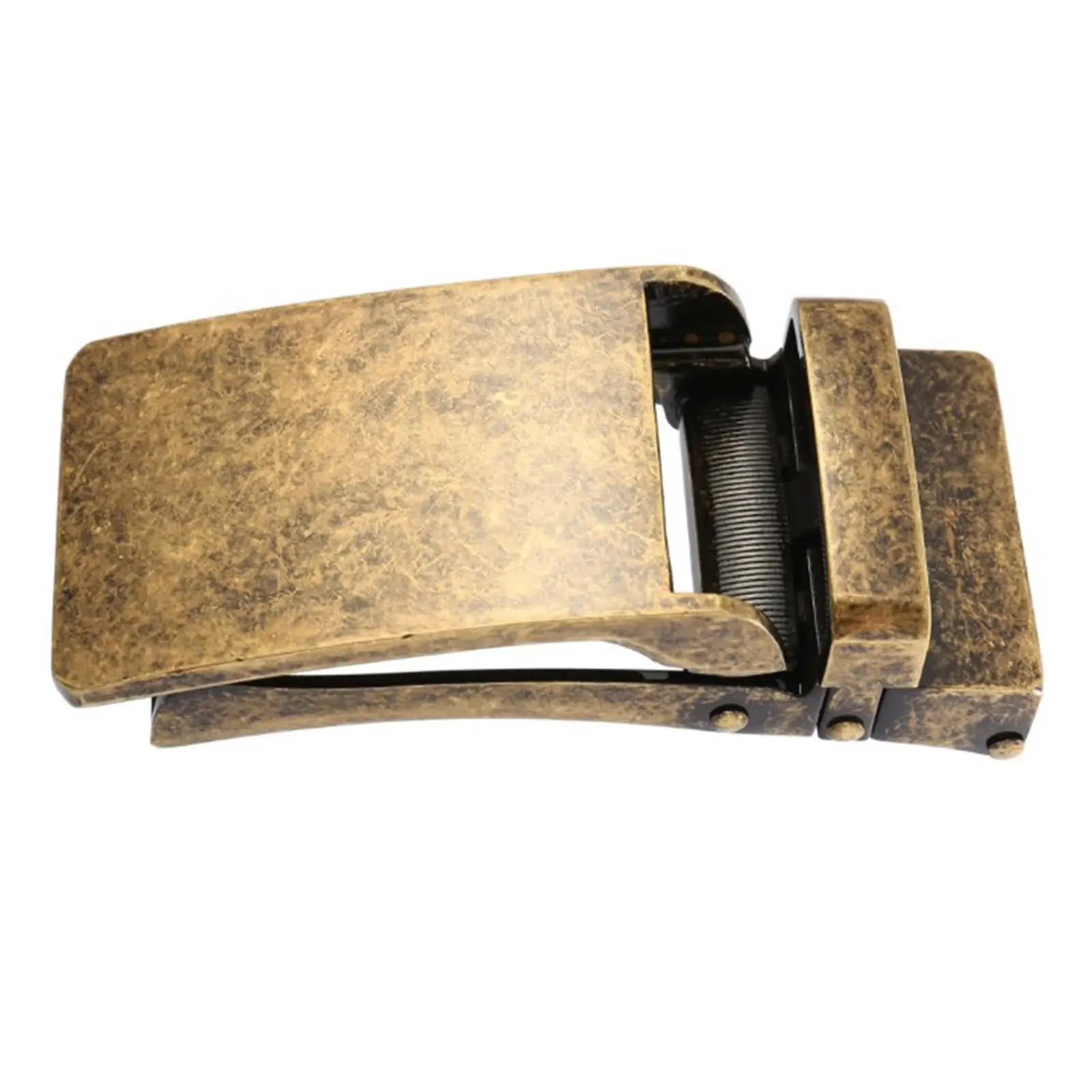 Rectangle Metal Belt Buckle for Leather Strap Mens Belt Buckle Head Business Casual Automatic Buckle for 30-31mm Belt