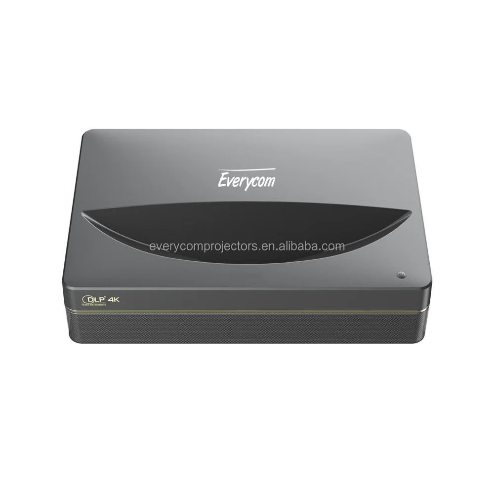 Everycom B7u Pro hd Android 9 3840x2160 Dpi Projector ultra  Short Throw 4K UHD Laser Tv 3d Home Theater Projector 4K