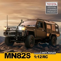 MN82 MN82S LC79 1/12 Full Scale RC Pickup Short Truck 4WD Remote Control Climbing Off-road Car Toys for Kids Christmas Gifts
