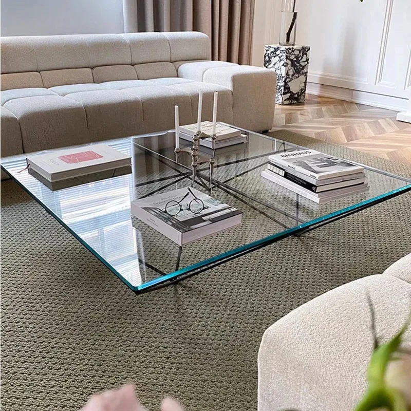 Universal Transparent Coffee Table Small Nordic Aesthetic Design Fashion Coffee Table Living Room Couchtisch Hotel Furniture