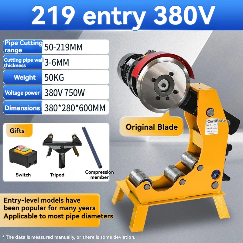 Hydraulic Pipe Cutting Machine, Electric Pipe Cutter Stainless Steel Galvanized Iron Round Pipe Cutting Machine