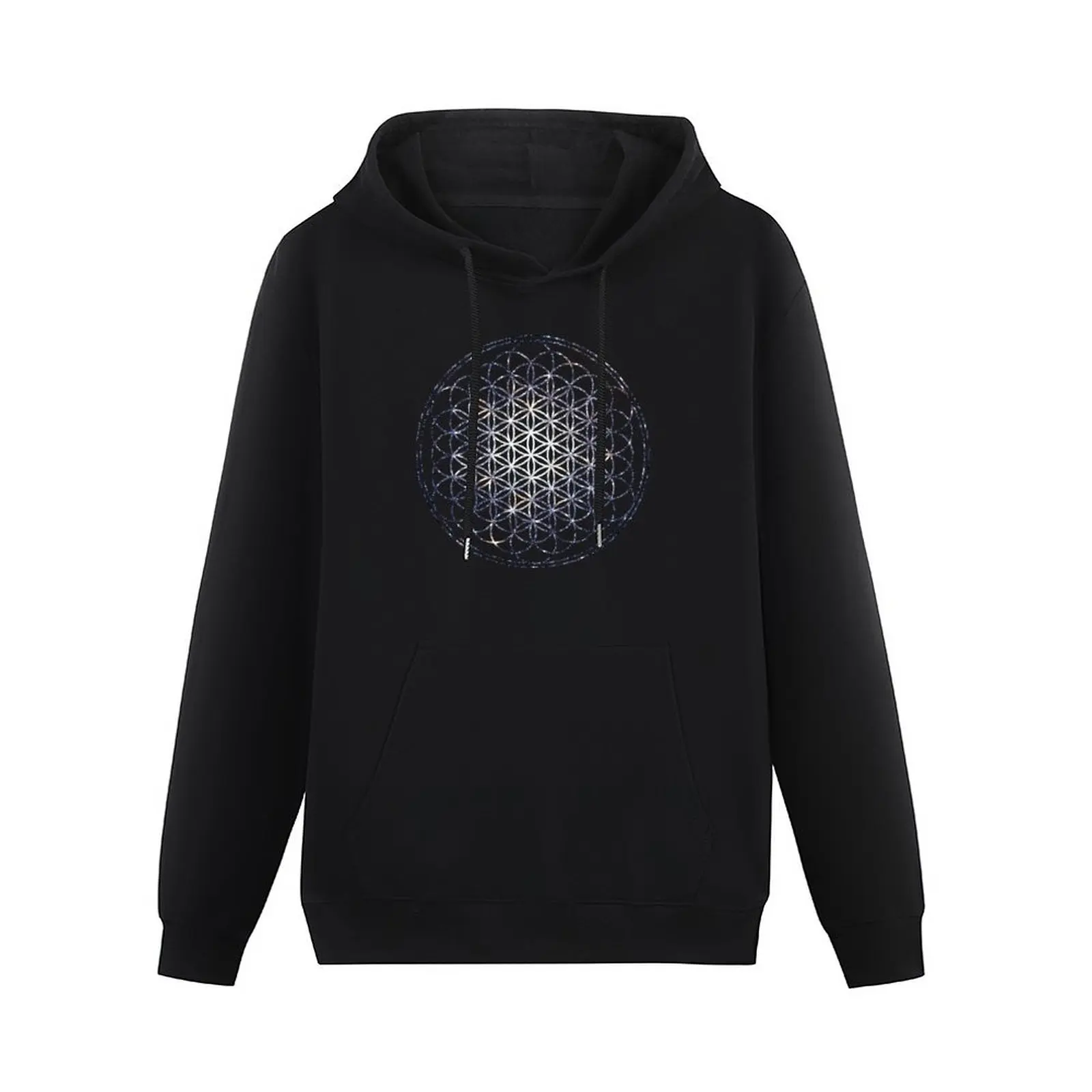 Flower Of Life - Sacred Geometry Star Cluster Pullover Hoodie male clothes men's coat mens hoodie