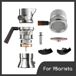 9Barista Modification Accessories 53mm IMS Filter Basket Circlip Puck Screen Segmented Pipe Dosing Funnel Chimney for 9B