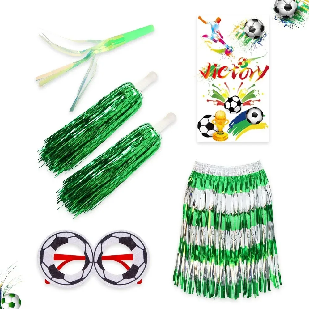 

2026 World Football Event Cheerleading Props Children Boys Soccer Party Sport Match Decor Fans Cheer Set Football Match