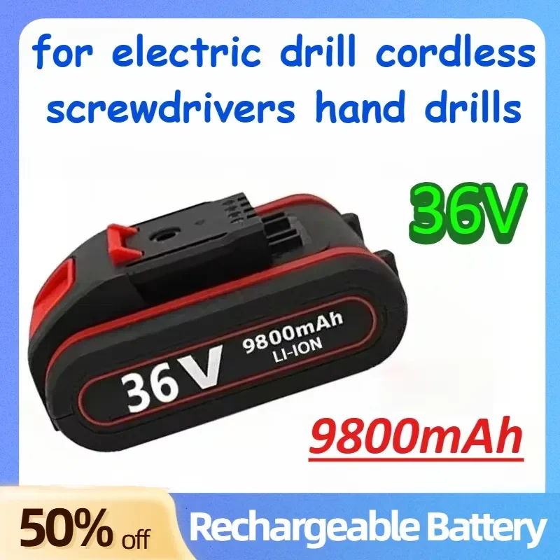 

36V 9800mah electric tool general rechargeable lithium battery for electric drill cordless screwdrivers hand drills power