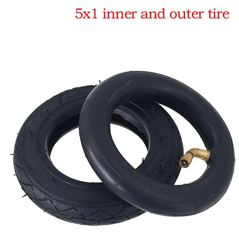 5x1 inner and outer tyres, wear-resistant and durable, suitable for accessories of 5-inch electric scooters