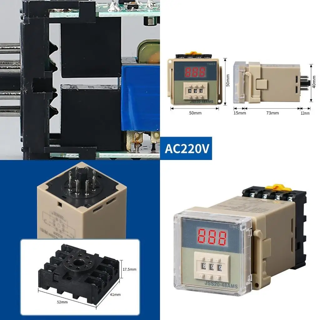 652F Digital Display Timers Relays Stable Power Supply Maintenance Device for Industrial Control Systems & Automation Solution