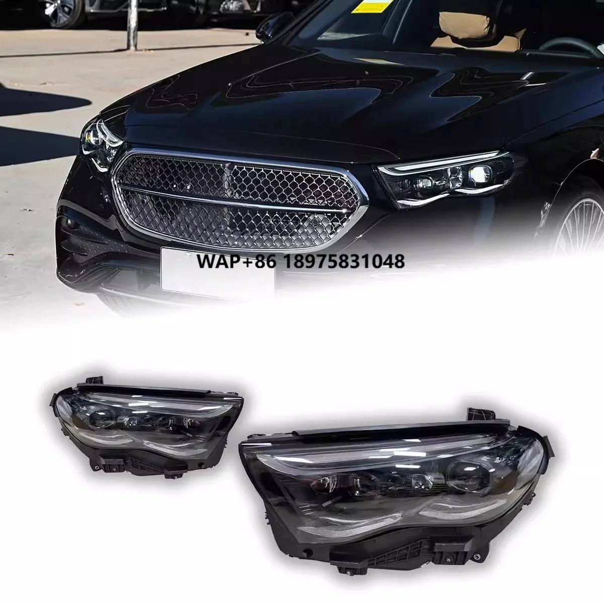 

LED Headlights for E Class Headlights Assembly W214 with High End LED Lens DRL Turn Signals 2024 to 2025