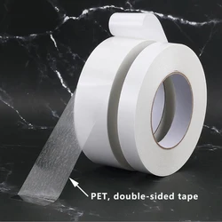 PET transparent double-sided tape, ultra-thin, high viscosity, strong, and traceless double-sided tape