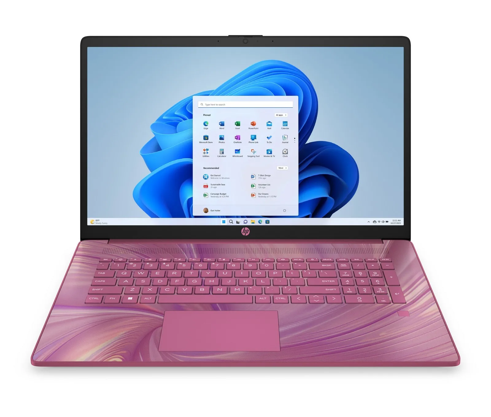 Laptop HP 17-cp3709ds / AA2Z3UA / AMD Ryzen 5 / 16GB / SSD 1TB / Radeon / HD+ / Dotyk / Win 11 / Czerwony