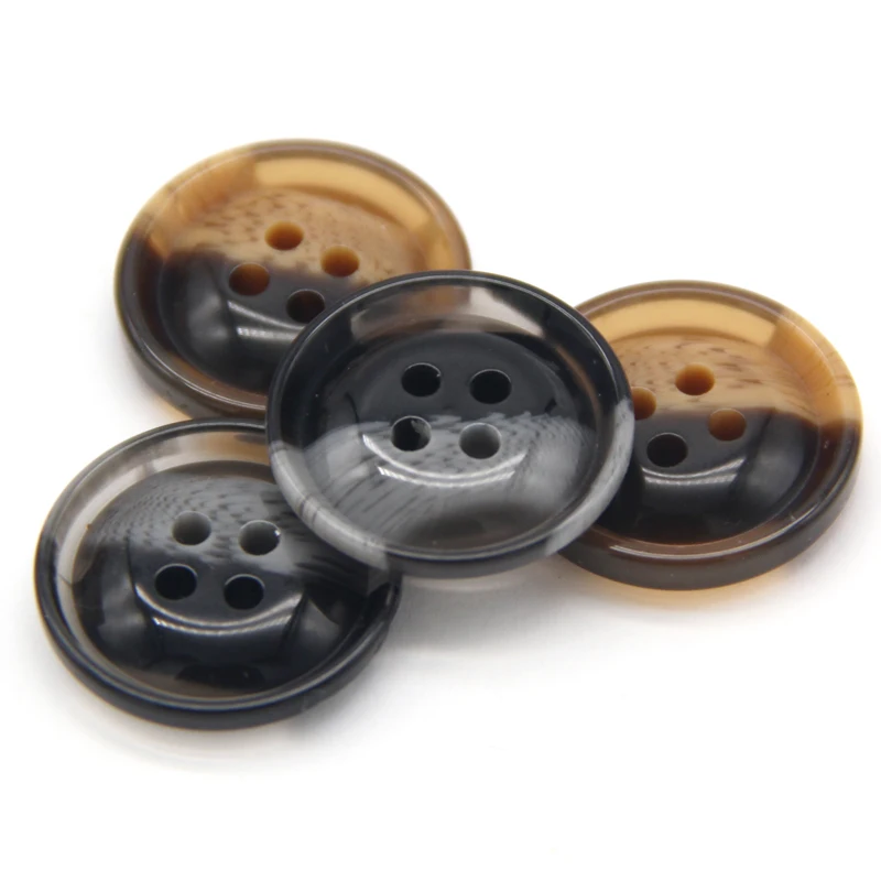 HENGC 30mm Resin Imitation Horn Coat Buttons For Clothing Windbreaker Sweaters Handmade DIY Crafts Sewing Accessories Wholesale