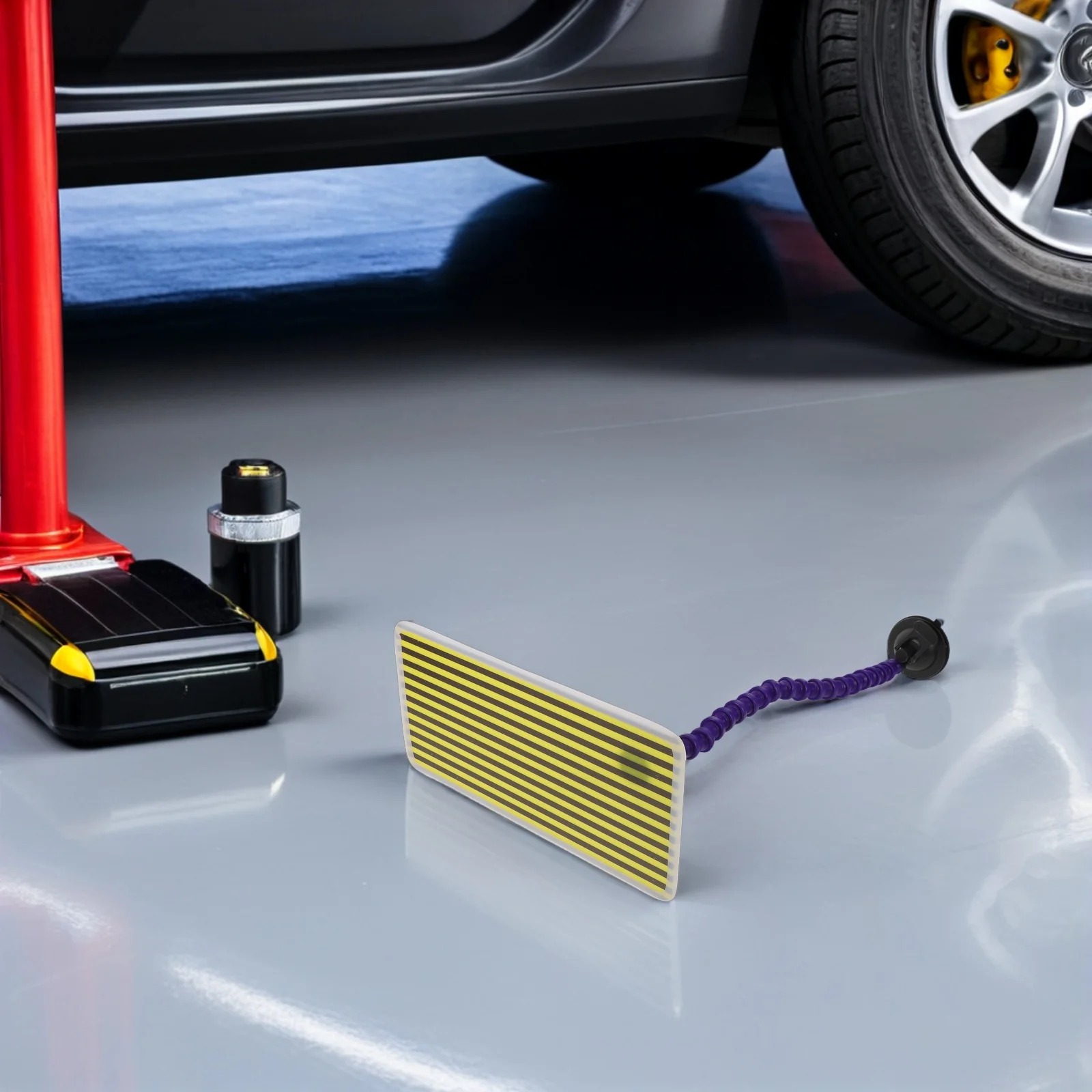 

Car Reflector Board Acrylic Lined Stripe Testing Tool For Auto Body Dent Detection Repair, Universal Automotive Dent