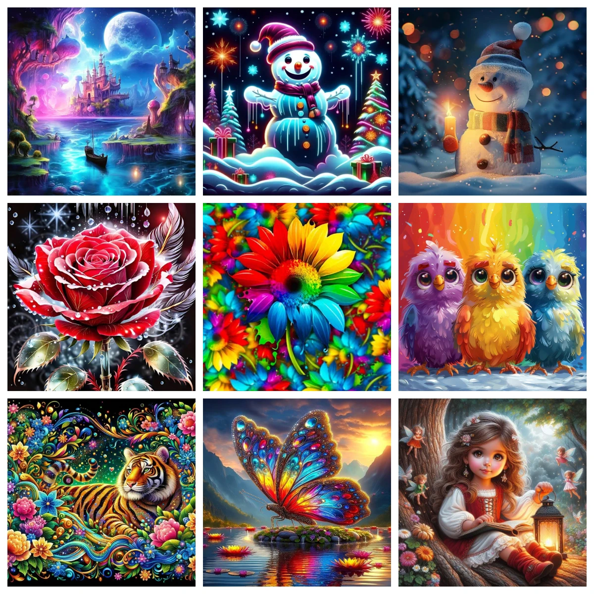

Jigsaw Puzzles 500 Pieces for Adult Colorful Flower Home Puzzle Stress Relief Entertainment Toys Landscape Puzzles Gift