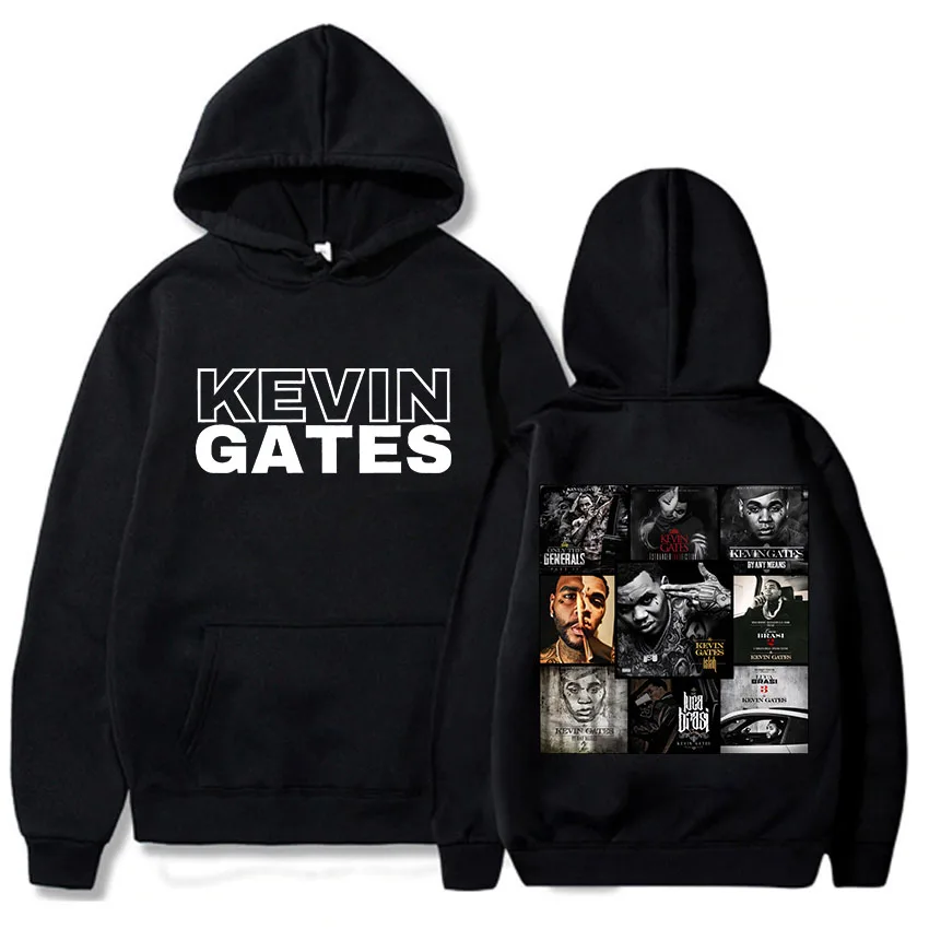 Kevin Gates Be Somebody Hoodie Ropa Hombre Grunge Hooded Sweatshirt for Autumn/Winter Vintage Clothes Moletom Harajuku Pullovers