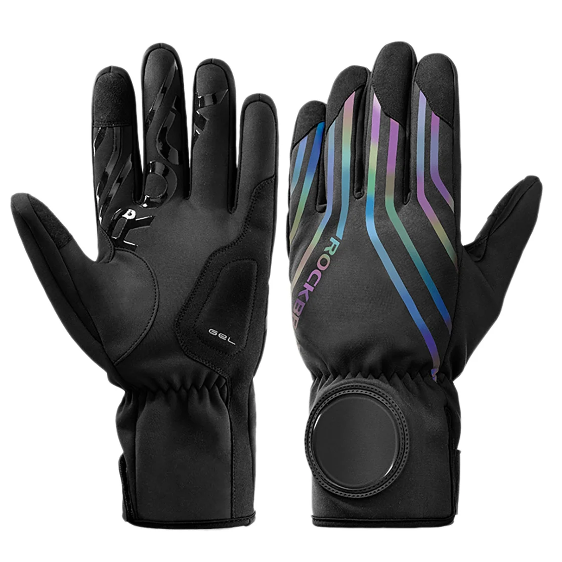 

SDDX3-ROCKBROS Winter Bike Gloves for Bicycle Motorcycle Warm Gloves L