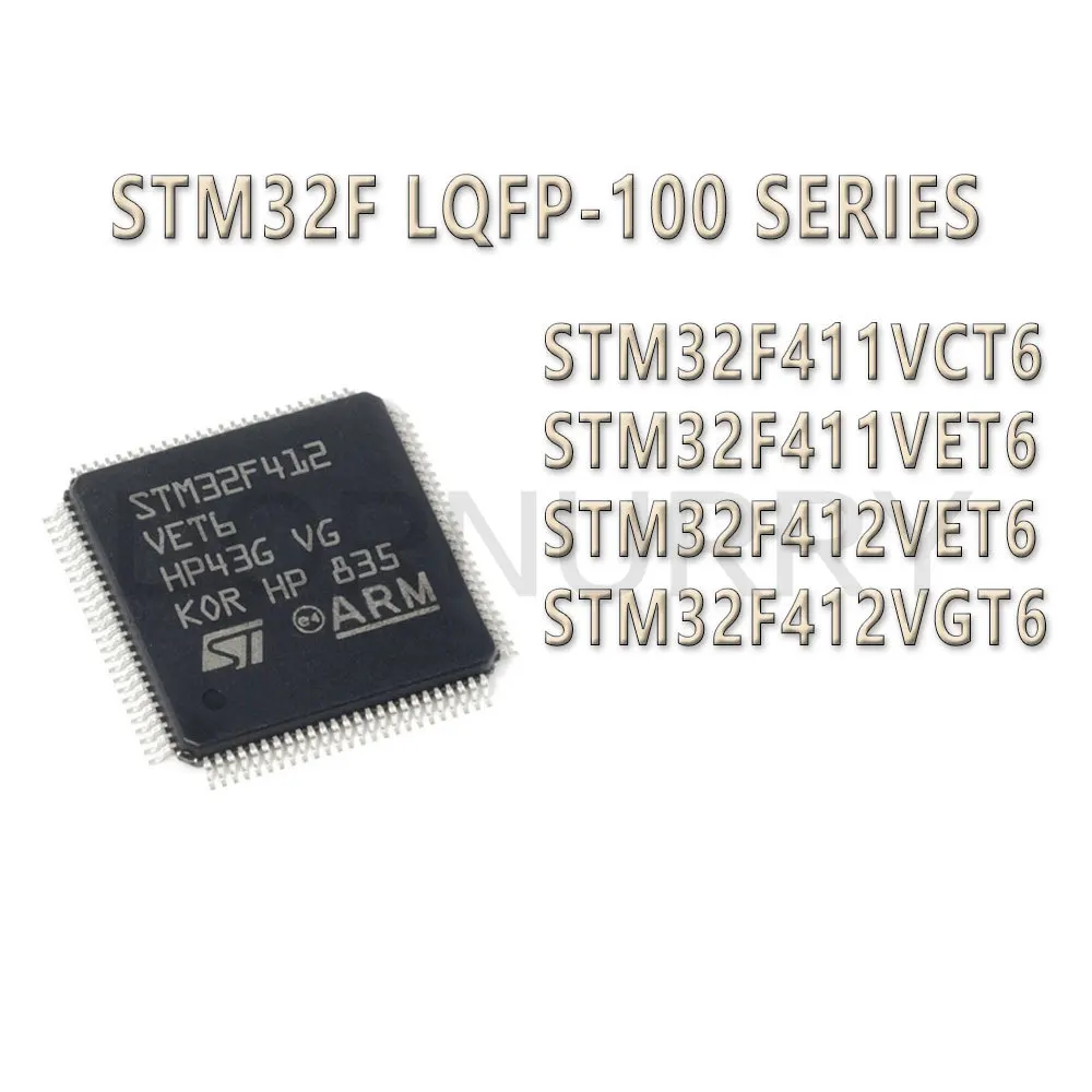 

STM32F411VCT6 STM32F411VET6 STM32F412VET6 STM32F412VGT6 STM32F411 STM32F412 STM32F STM32 STM IC MCU Chip LQFP-100 DORNURRY