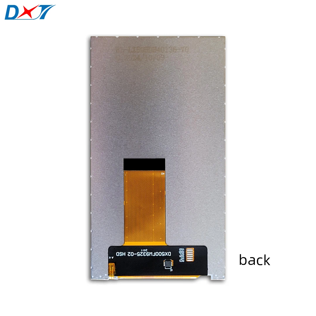 Tela lcd de 5 polegadas, resolução de interface tft rgb de 5.0 polegadas, 480*854, interface ttl, tamanho pequeno, tela lcd ips