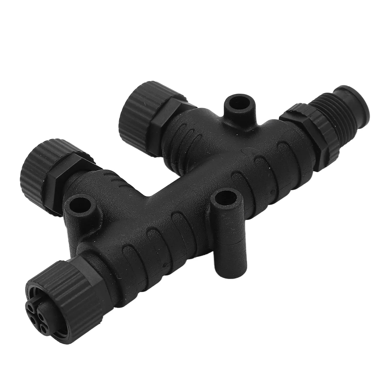 Terminator NMEA 2000, 2-portowy, gwint M12, 5-pinowy, wodoodporny IP67, uniwersalny, do sieci B i G.