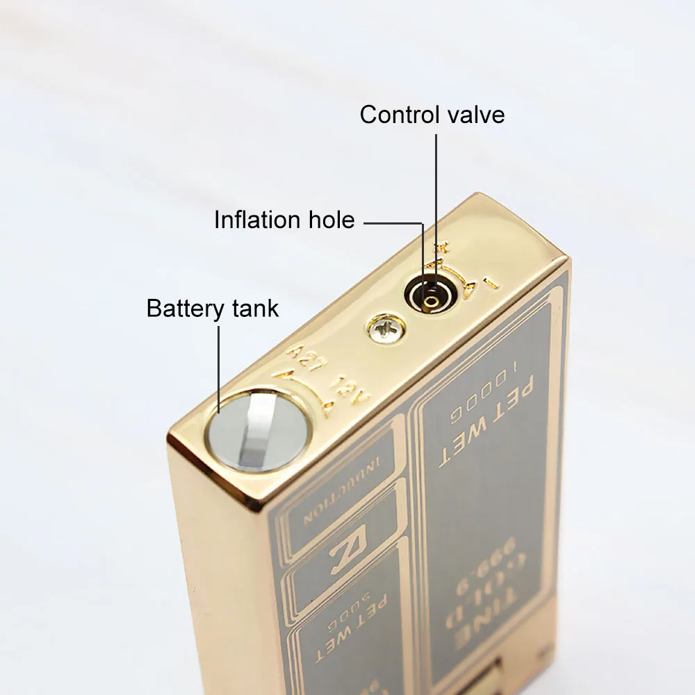 Creative Windproof Jet Torch Lighter Triple Cool Vintage Luxury Refillable Gas Butane Cigarette Cigar Encendedor Gadgets For Men